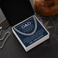 Symbol Of Love - Length Adjustable Cuban Link Chain For Dad