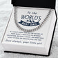 Desires Of Your Heart - Length Adjustable Cuban Link Chain For Dad