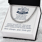 My Love For You - Length Adjustable Cuban Link Chain For Dad