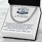 World's Best Dad - Length Adjustable Cuban Link Chain For Dad