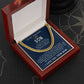 On This Walk Of Life - Length Adjustable Cuban Link Chain For Son