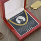 All My Love And Support - Length Adjustable Cuban Link Chain For Son