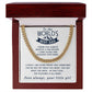 You Get What You Need - Length Adjustable Cuban Link Chain For Dad
