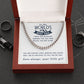 Grateful To Call You Dad - Length Adjustable Cuban Link Chain For Dad