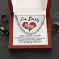 To Pick Up The Pieces - Length Adjustable Cuban Link Apology Chain