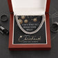 Jingle Your Bells - Length-Adjustable Cuban Link Chain For Your Man For Christmas