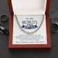 I Love And Adore You - Length Adjustable Cuban Link Chain For Dad