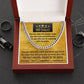The One - Length - Adjustable Cuban Link Chain For Dad