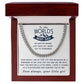 My Love For You - Length Adjustable Cuban Link Chain For Dad