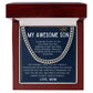 Nothing You Cannot Achieve - Length Adjustable Cuban Link Chain For Son