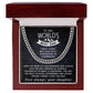 Most Selfless - Length Adjustable Cuban Link Chain For Dad