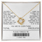To Make It Up To You - Love Knot Apology Necklace