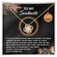 Damn Lucky To Have You - Love Knot Necklace For Soulmate For Christmas