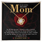 For All That You Are - Love Knot Necklace For Bonus Mom