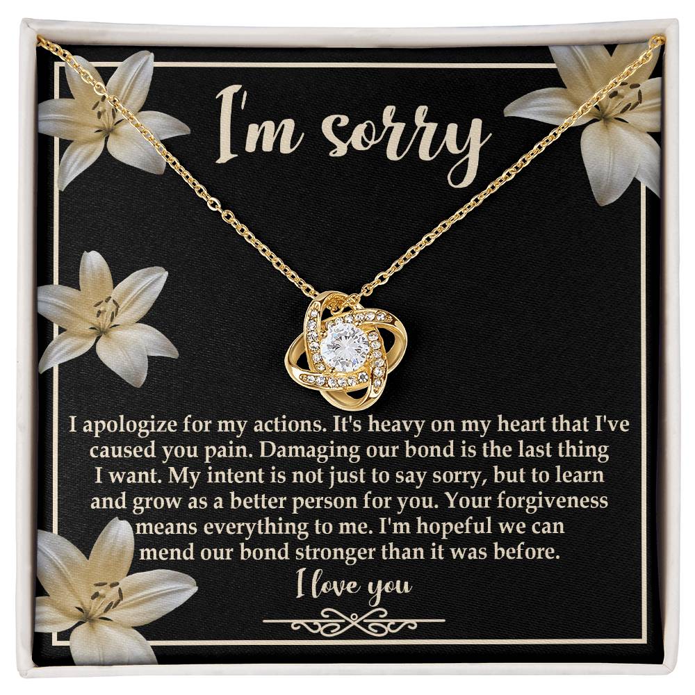 The Last Thing - Love Knot Apology Necklace