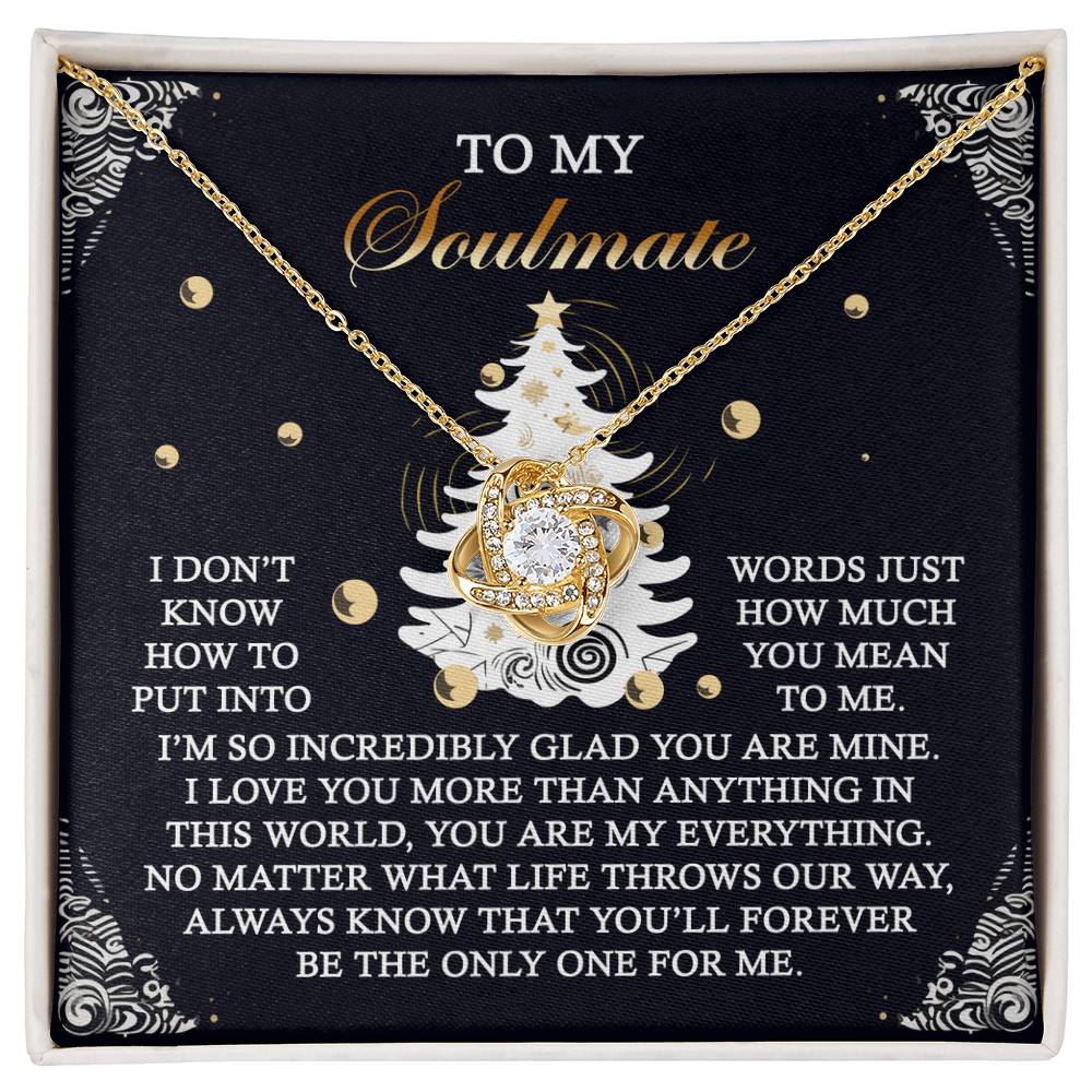 One For Me - Love Knot Necklace For Soulmate For Christmas