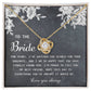 This Day - Love Knot Necklace For Bride From Best Friend