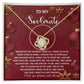 To Struggle And Succeed With - Love Knot Necklace For Soulmate For Christmas