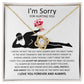 The Most Romantic Thing - Love Knot Apology Necklace