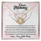 The Way I Say Hello - Love Knot Necklace For Mom-To-Be