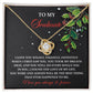 Love Of My Life - Love Knot Necklace For Soulmate For Christmas