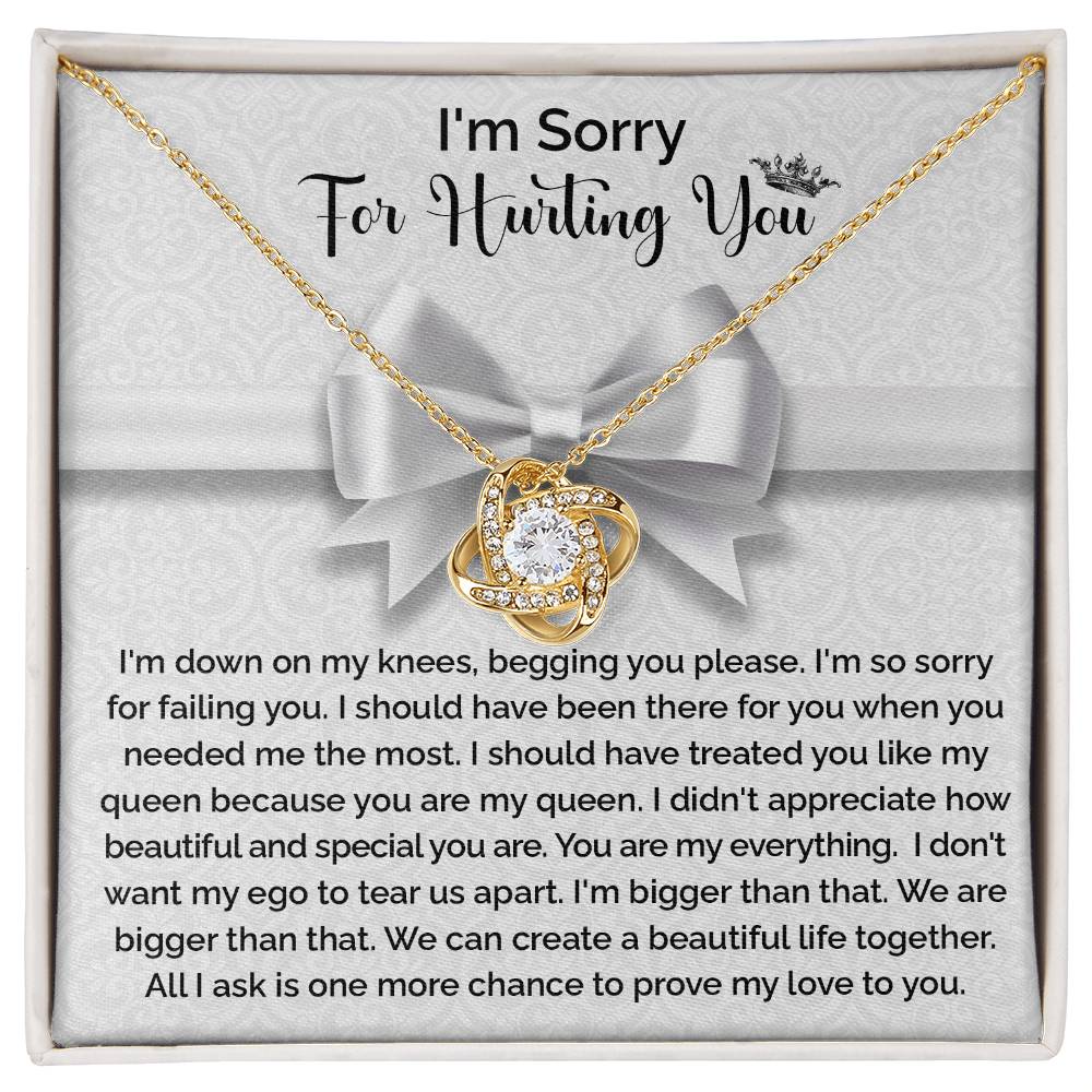 My Queen - Love Knot Apology Necklace