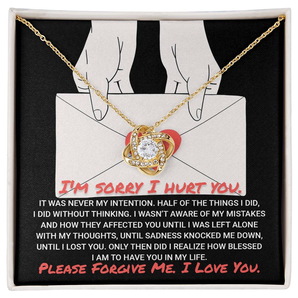 Without Thinking - Love Knot Apology Necklace