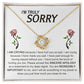 Made You Sad - Love Knot Apology Necklace