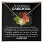 It Is Possible - Love Knot Necklace For Daughter