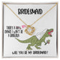 Will You Be My Bridesmaid - Love Knot Necklace For Bridesmaid