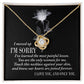 Painful Lesson - Love Knot Apology Necklace