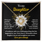 Always Be Yourself - Love Knot Necklace For Daughter