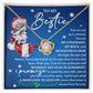 Always Here - Christmas Love Knot Necklace For Bestie