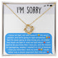 Stupid Argument - Love Knot Apology Necklace