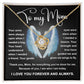 Wings To Fly - Love Knot Necklace For Mom