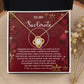 To Struggle And Succeed With - Love Knot Necklace For Soulmate For Christmas