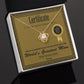 Certificate Of Achievement - Love Knot Necklace For Mom