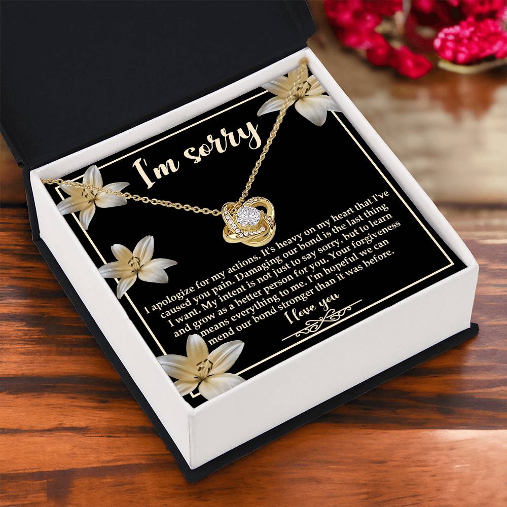 The Last Thing - Love Knot Apology Necklace