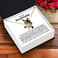 On Santa's Naughty List - Love Knot Necklace For Soulmate For Christmas