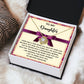 Every Moment I Get To Spend With You - Love Knot Necklace For Daughter