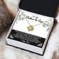Doubly Blessed - Love Knot Necklace For Mother-In-Law