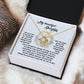 Proud Of Yourself - Love Knot Necklace For Daughter For Christmas