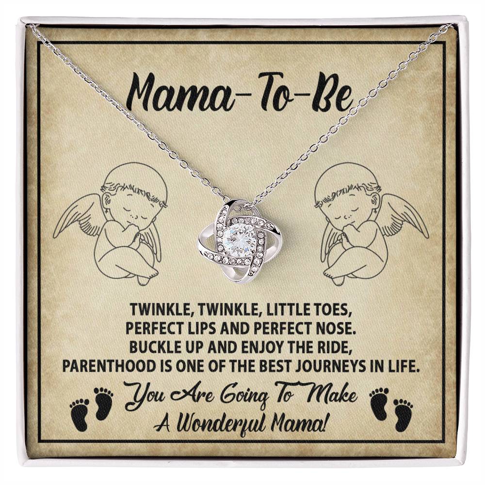 Enjoy The Ride - Love Knot Necklace For Mama-To-Be