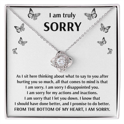 Should Have Done Better - Love Knot Apology Necklace