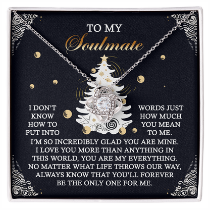 One For Me - Love Knot Necklace For Soulmate For Christmas
