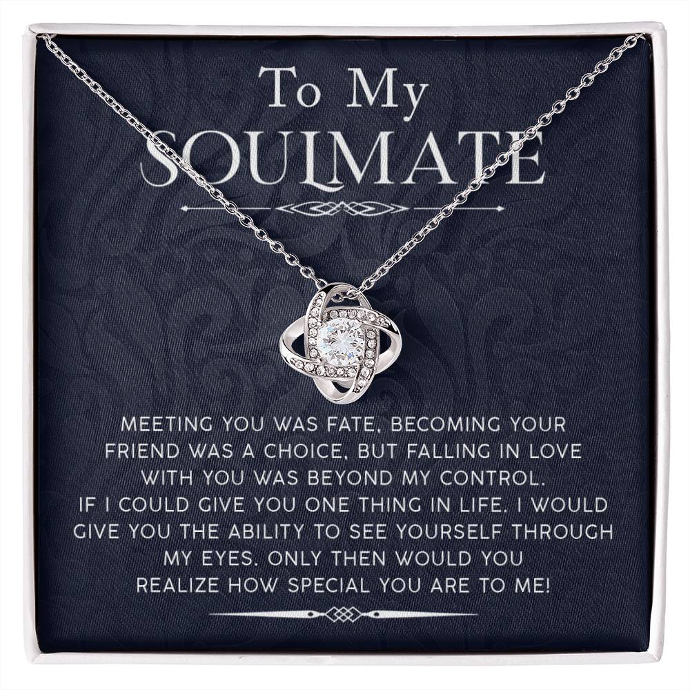 How Special You Are To Me - Love Knot Necklace For Soulmate