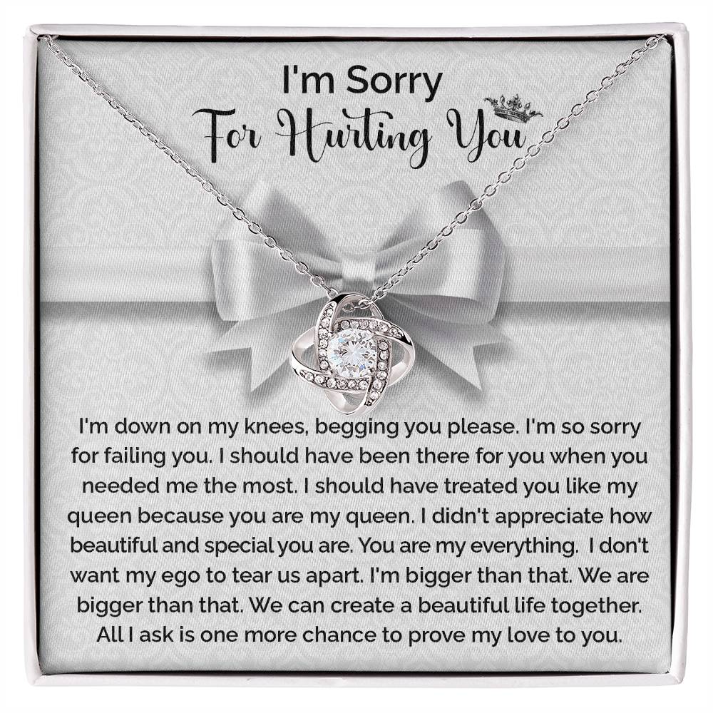 My Queen - Love Knot Apology Necklace