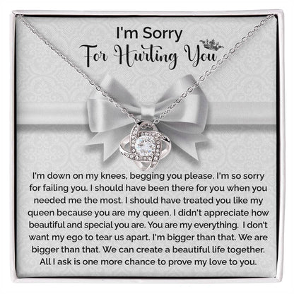 My Queen - Love Knot Apology Necklace