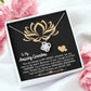 In My Heart - Love Knot Necklace For Grandma