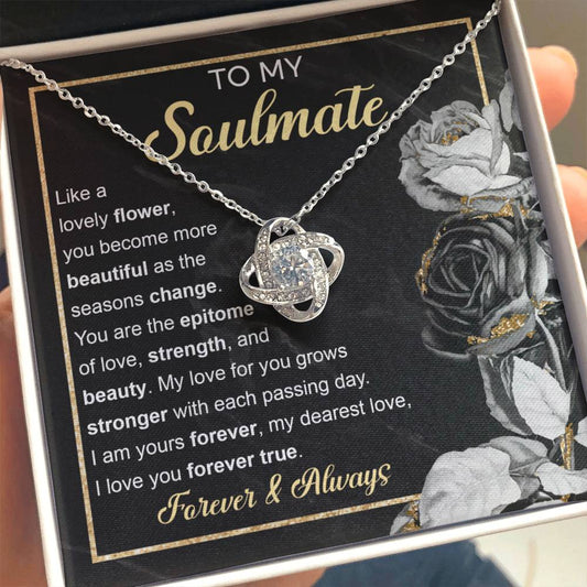 Forever True - Love Knot Necklace For Soulmate